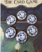 Load image into Gallery viewer, Circus Ex Mortis Campaign Moon Tokens. Arkham Horror TCG Tokens. Player Expansion Tokens Single