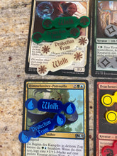 Load image into Gallery viewer, Magic the Gathering Tokens Counters - Island Walk , Protection From ability tokens

