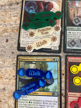 Load image into Gallery viewer, Magic the Gathering Tokens Counters - Island Walk , Protection From ability tokens