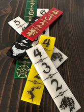 Load image into Gallery viewer, A Song of Ice and Fire movement sticks for ASOIAF! Pick your house! 4 Measurement Sticks! Rulers! AGOT ASOIF