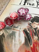 Load image into Gallery viewer, Legend of the Five Rings Fate & Honor tokens! 50 tokens in total! L5R LCG CCG