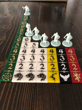 Load image into Gallery viewer, A Song of Ice and Fire movement sticks for ASOIAF! Pick your house! 4 Measurement Sticks! Rulers! AGOT ASOIF