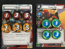 Load image into Gallery viewer, Marvel Champions The Card Game tokens. Damage Threat tokens. All purpose tokens. Marvel LCG tokens