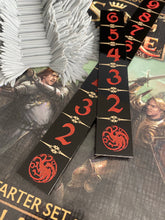 Load image into Gallery viewer, A Song of Ice and Fire movement sticks for ASOIAF! Pick your house! 4 Measurement Sticks! Rulers! AGOT ASOIF