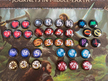Load image into Gallery viewer, Lord of the Rings LCG Tokens - Lore, Damage, Progress, Leadership, Spirit, Ring, Tactics, hand made tokens! Bilbo approved!