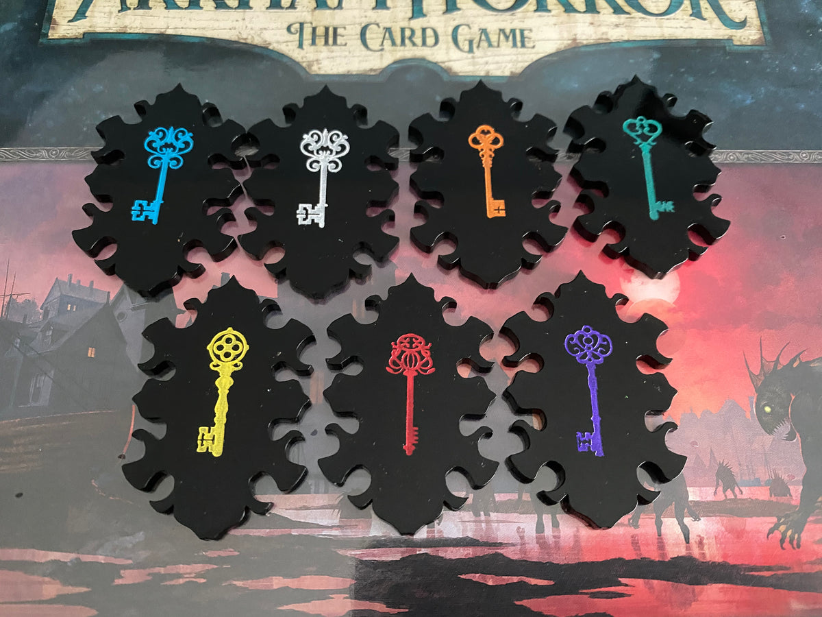 Arkham Horror Innsmouth Conspiracy Key Tokens - 7 Key Tokens