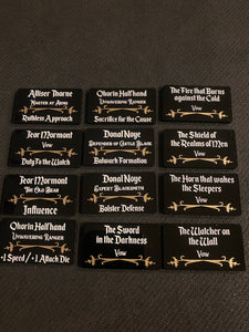 A Song of Ice and Fire ASOIAF Influence Tokens - 2021 Revised Edition