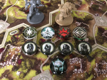 Load image into Gallery viewer, The Lord of The Rings Journeys In Middle Earth Tokens - Board Game tokens replacements LOTR Tokens