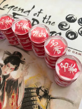 Load image into Gallery viewer, Legend of the Five Rings Fate & Honor tokens! 50 tokens in total! L5R LCG CCG