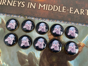 Lord of the Rings Exhaust Tokens - Gollum Tokens - LOTR Tokens