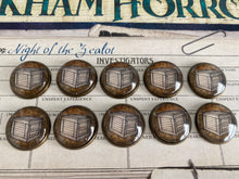 Load image into Gallery viewer, Arkham Horror Resource Tokens - 10 Resource Tokens - Metal Brass Base Tokens