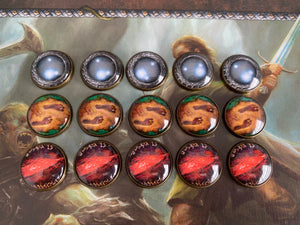 Lord of the Rings Tokens - Full Replacement set - 96 Tokens