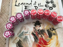 Load image into Gallery viewer, Legend of the Five Rings Fate & Honor tokens! 50 tokens in total! L5R LCG CCG