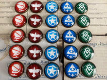 Load image into Gallery viewer, Arkham Horror The Card Game Compatible Premium Brass Backed Investigator Action Tokens