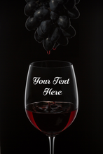 Load image into Gallery viewer, Custom Engraved Wine Glasses - 16oz Wine Glass - Your own custom wine glass