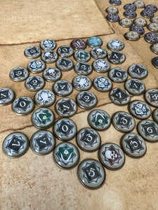 Arkham Horror LCG Token Bundle! Chaos token , bless token, curse token, frost tokens! Tokens tokens tokens