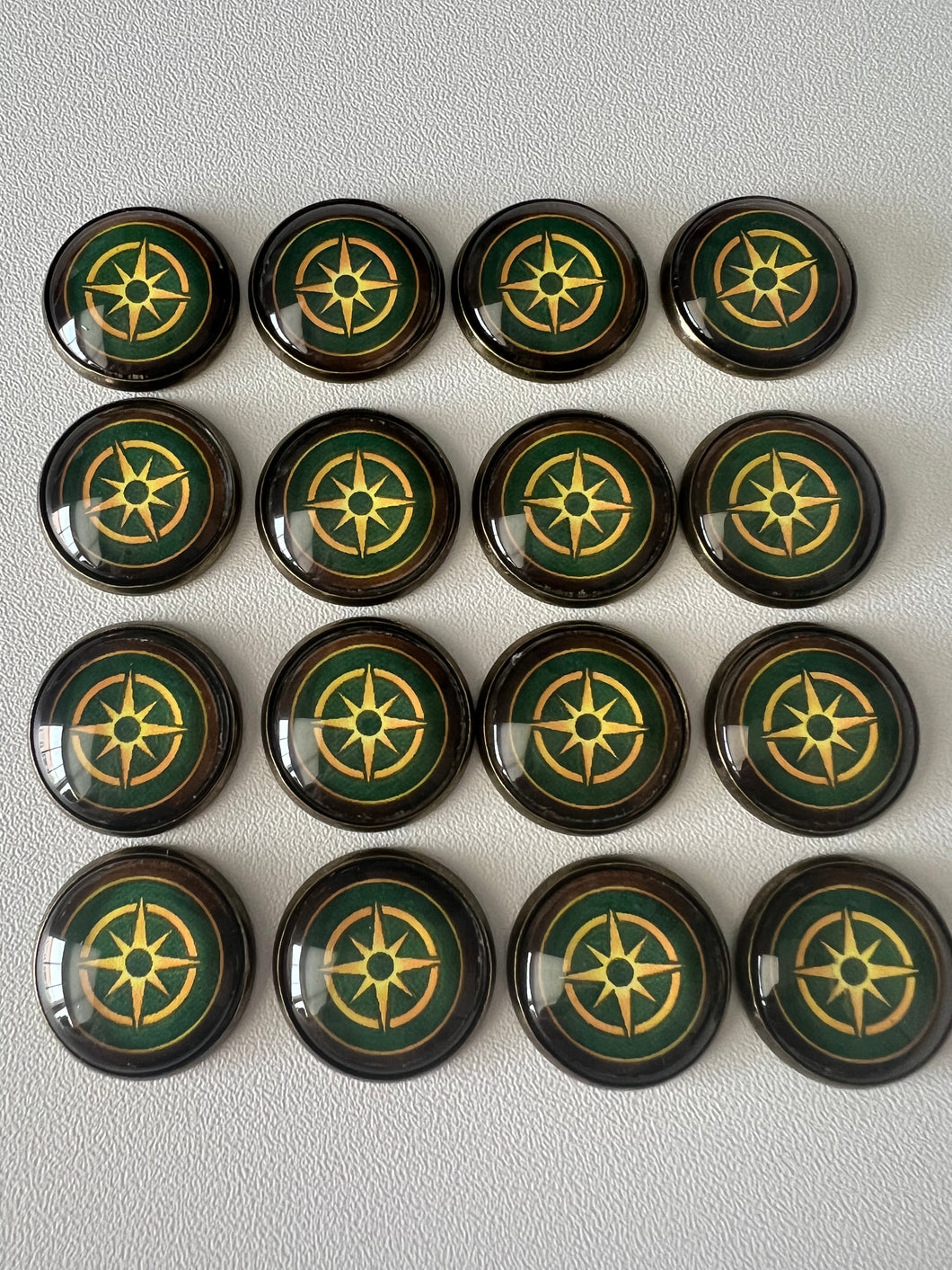 Scythe Encounter Tokens - 16 tokens Premium back tokens