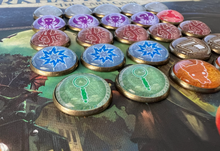 Load image into Gallery viewer, Arkham Horror Third Edition Tokens - 24 Mythos Tokens!
