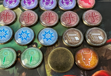 Load image into Gallery viewer, Arkham Horror Third Edition Tokens - 24 Mythos Tokens!
