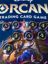 Load image into Gallery viewer, Damage Tokens -  Lore Tokens - Lorcana tokens - 30 Tokens
