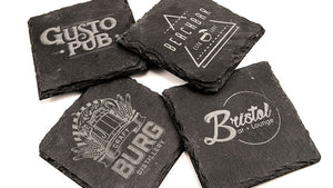 Custom Engraved Slate Coasters