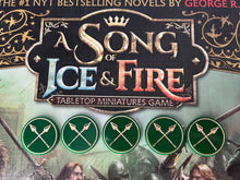 Load image into Gallery viewer, A Song of Ice and Fire Objective markers. AGOT A Game of Thrones Objective Counters
