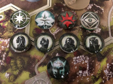 Load image into Gallery viewer, The Lord of The Rings Journeys In Middle Earth Tokens - Board Game tokens replacements LOTR Tokens

