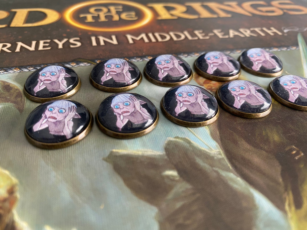 Lord of the Rings Exhaust Tokens - Gollum Tokens - LOTR Tokens