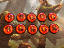 Load image into Gallery viewer, War of the Ring Shadow / Eye of Sauron tokens
