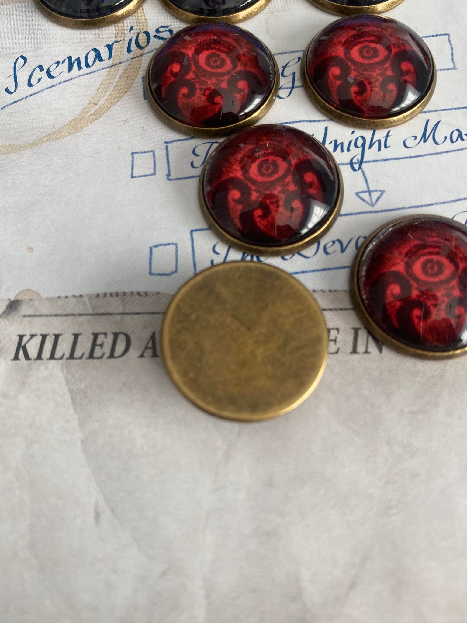 Arkham Horror Tokens. Damage, Sanity, Clue, and Doom tokens. Cthulhu A Vampire Creations Arkham Horror Tokens. Damage, Sanity, Clue, and Doom tokens. Cthulhu A Vampire Creations