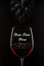 Load image into Gallery viewer, Custom Engraved Wine Glasses - 16oz Wine Glass - Your own custom wine glass
